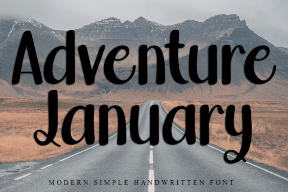 Adventure January: A Playful Handwritten Font for Digital Brands