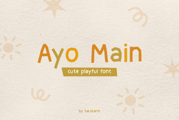 Ayo Main Font: Playful, Polished & Perfect for Handmade Brands