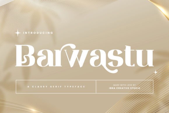 Barwastu: A Refined Serif Typeface for Digital Elegance