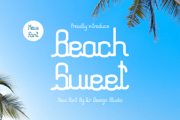 Beach Sweet Font: Handwritten Charm for Your Handmade Labels & Printables