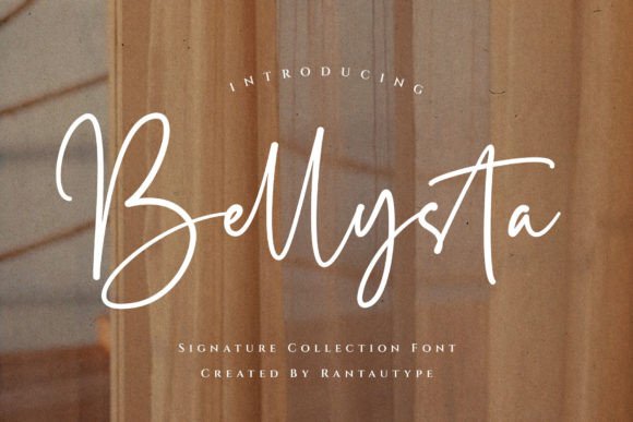 Bellysta: A Business Signature Font That Just Feels Right