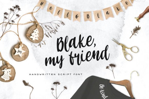 Blake My Friend: A Script Font That Speaks Before You Scroll