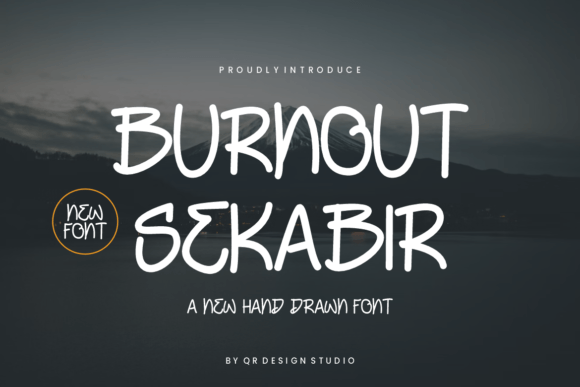 Burnout Sekabir Font: A Handwritten Display Typeface for Real Branding