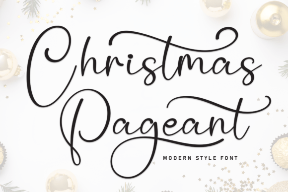 Christmas Pageant: A Handwritten Font That Feels Like Home