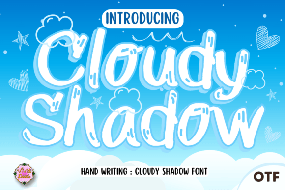 Cloudy Shadow: A Festive Script Font for Handmade Creators