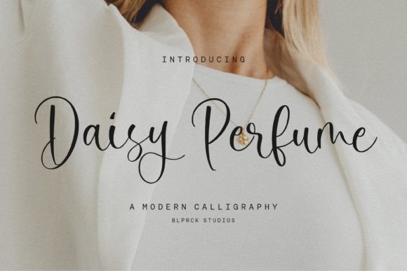 Daisy Perfume: A Modern Calligraphy Typeface for Digital Charm