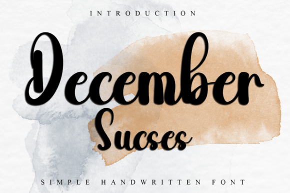 December Sucses: A Playful Handwritten Font That Just Works