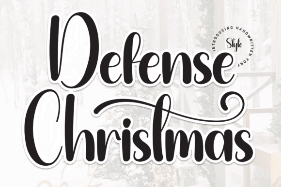 Defense Christmas: A Handwritten Font That Elevates Digital Branding