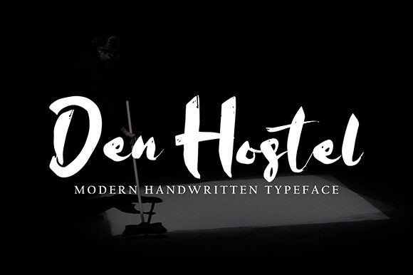 Den Hostel: A Handwritten Script Font That Earns Its Place in Real Campaigns