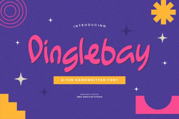Dinglebay: A Playful Handwritten Font for Crafters & Sellers