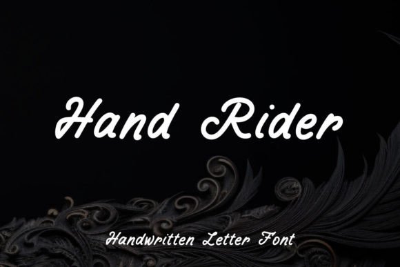 Hand Rider: A Warm, Polished Script Font for Small Business Brands