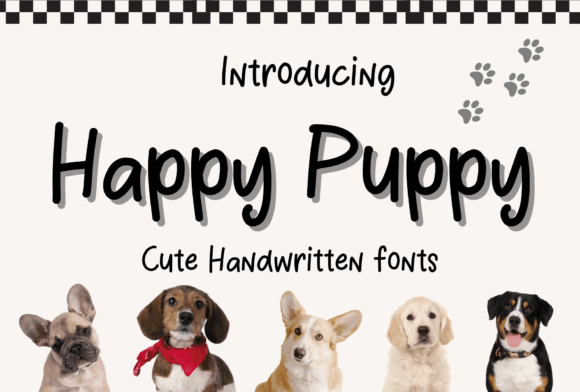 Happy Puppy Font: A Playful Script for Joyful Campaigns