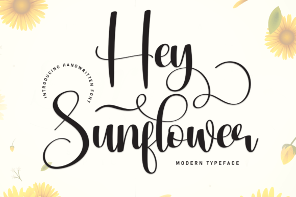Hey Sunflower: A Warm, Handwritten Font for Authentic Branding