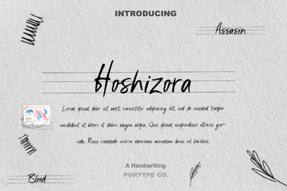 Hoshizora: A Celestial Script Font for Thoughtful Editorial Design