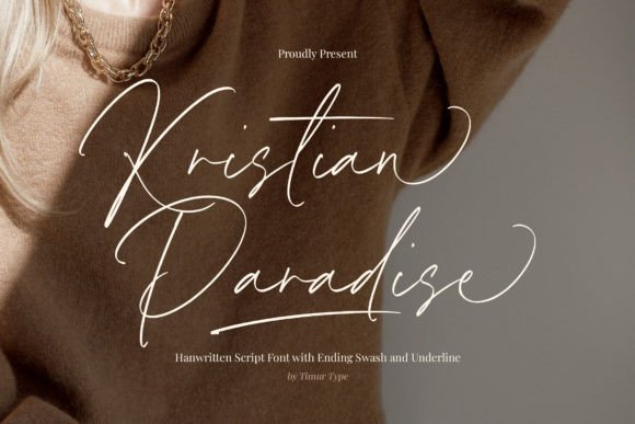 Kristian Paradise: An Elegant Script Font for Editorial Design
