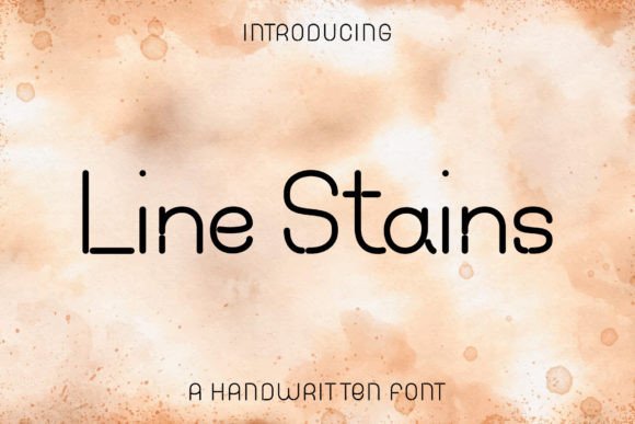 Line Stains: A Quietly Joyful Script Font for Thoughtful Design
