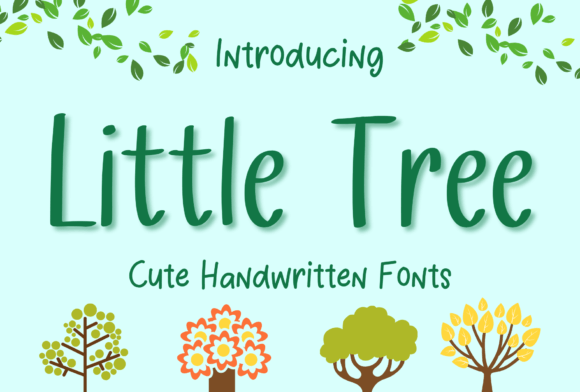 Little Tree: A Playful Handwritten Font for Handmade Labels & Cards