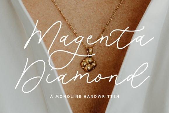 Magenta Diamond: A Handwritten Script Font That Feels Like Home