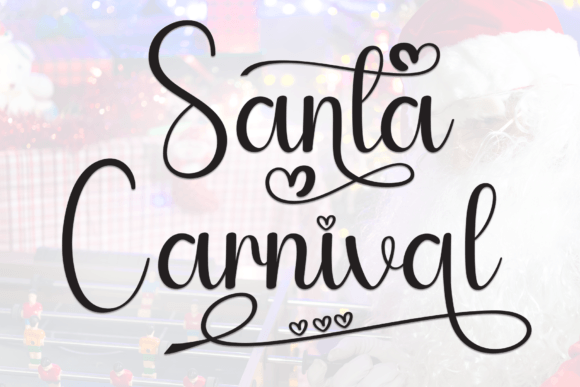 Santa Carnival Handwritten Font for Crafters & Sellers