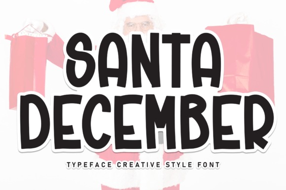 Santa December: A Friendly Handwritten Display Font for Campaign Warmth
