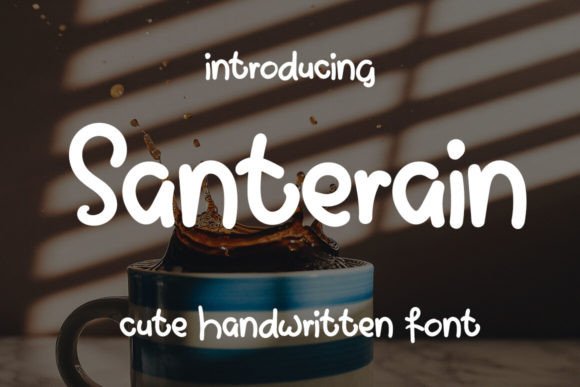 Santerain: A Refined Script Font for Brand Moments That Matter