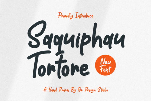 Saquiphau Tortore: A Warm, Handwritten Script Font for Editorial Design