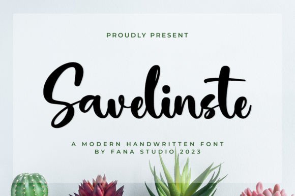 Savelinste Script Font for Polished Branding