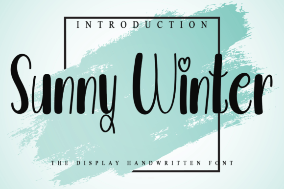 Sunny Winter: A Handwritten Font That Feels Like Light Through Frost