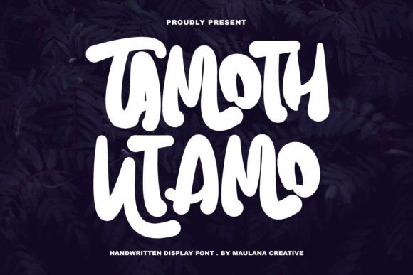 Tamoth Utamo: A Handwritten Display Font That Feels Human