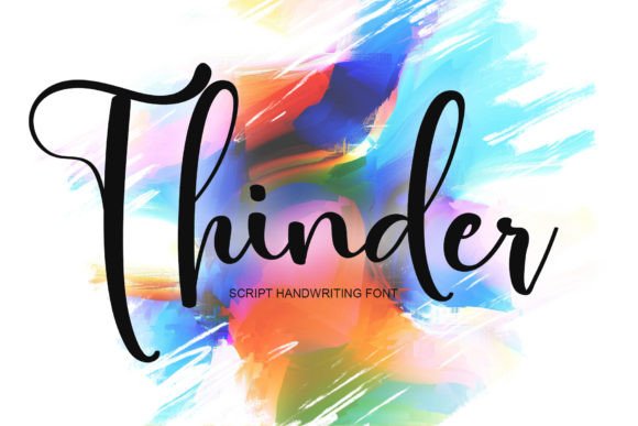 Thinder: A Handwritten Font That Earns Its Place in Real Campaigns