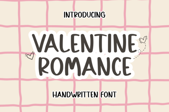Valentine Romance: A Handwritten Font That Earns Its Place in Campaign Visuals